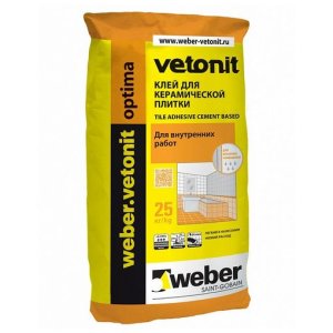 Клей для плитки Weber-Vetonit Optima
