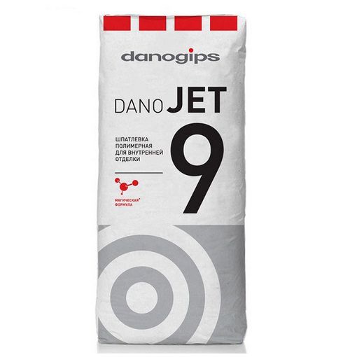 Шпатлевка финишная полимерная Danogips Dano JET 9 20кг