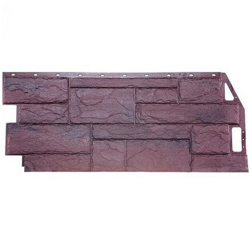Панель фасадная FineBer Камень природный 1085х447 серо-коричневый