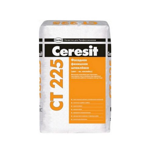 Шпатлевка цементно-известковая Ceresit CT 225 25 кг
