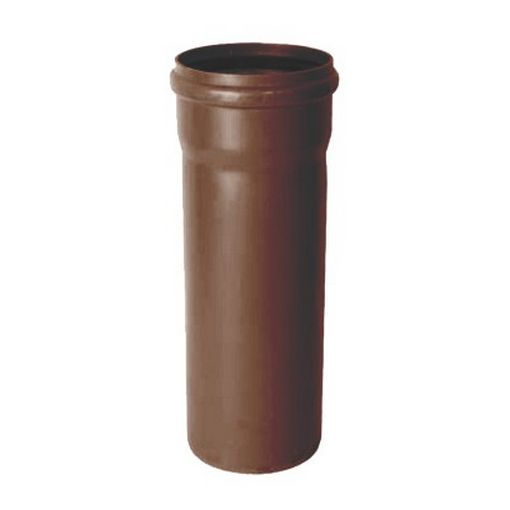 Труба водосточная Interplast 125/80 серо-коричневая RAL 8019